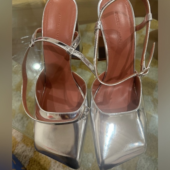 Amina Muaddi Charlotte Pumps SZ 9.5 39.5 US New no box 🔥✨✨✨ - Picture 6 of 9